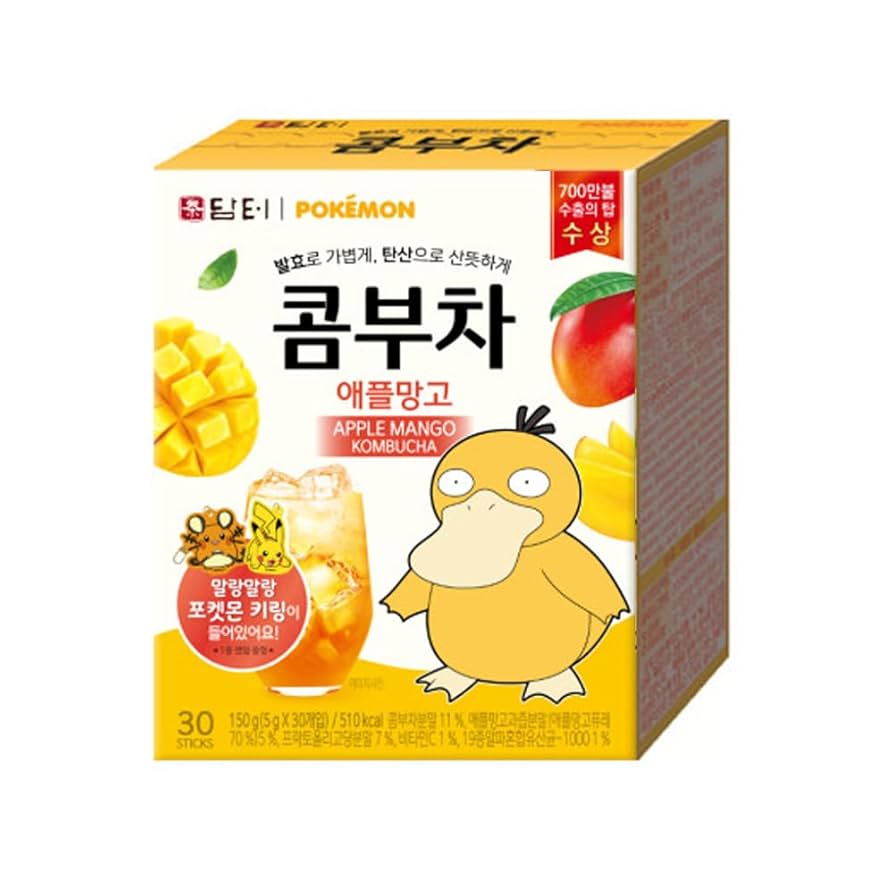 【 담터 】ポケモン コンブチャ Amazon.co.jp: [ダムト・コンブチャ] 韓国茶大手企業の